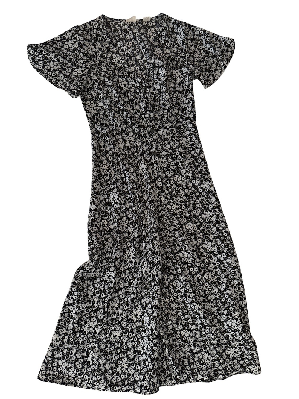 Levi's Black and White Floral Maxi Dress